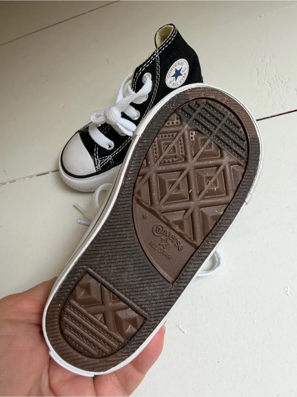 Converse Kids Chuck Taylor High Top Sneakers - Black & White